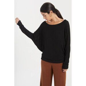 Marcella NYC Katie Top Womens Size XXL Dolman Sleeve Shirt Minimalist Classic